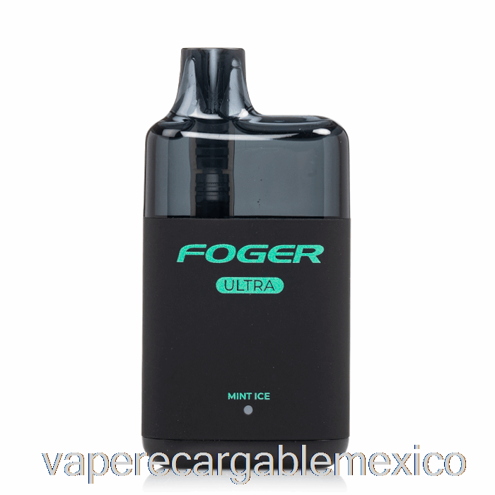 Vaporizador Recargable Foger Ultra 6000 Desechable Menta Hielo